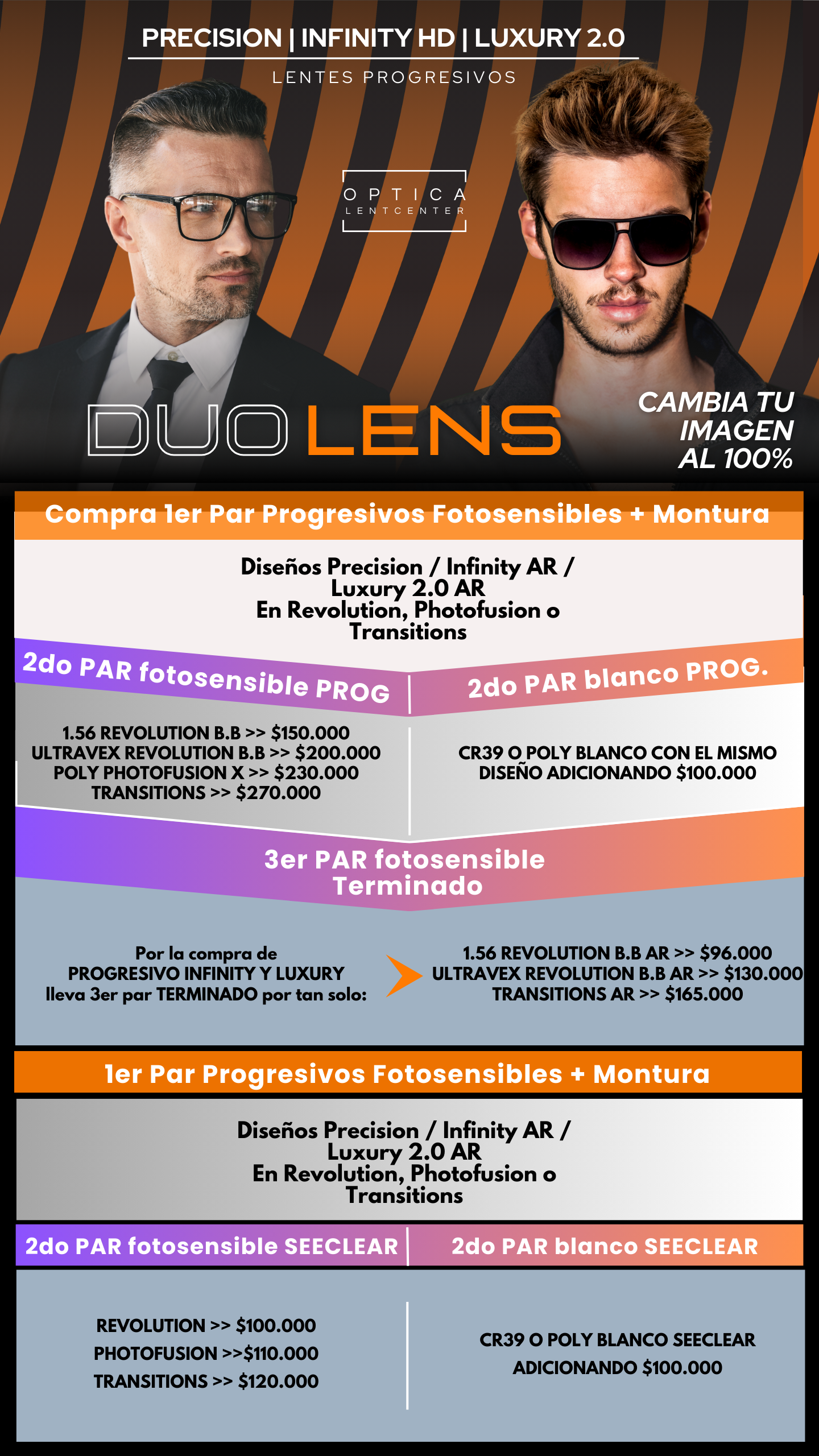 DUO LENS – Óptica Lentcenter | Tu óptica de Confianza